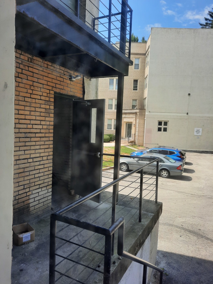 Photographic documentation of the work as submitted to the city's 311 record.