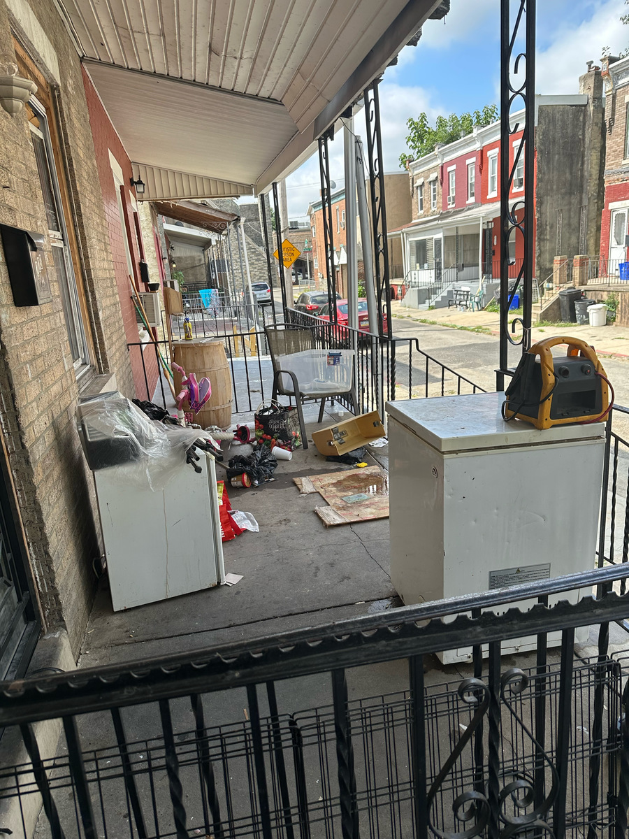 Photographic documentation of the work as submitted to the city's 311 record.