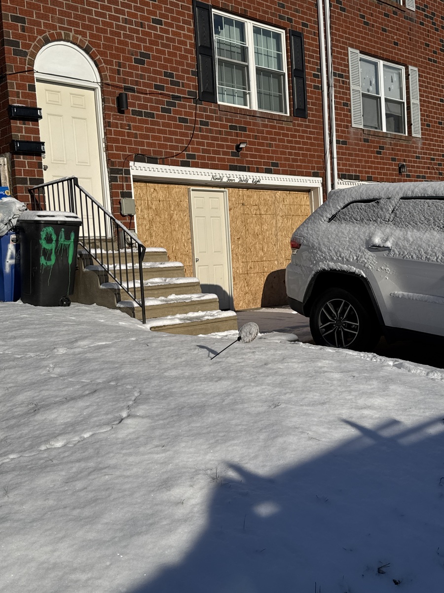 Photographic documentation of the work as submitted to the city's 311 record.