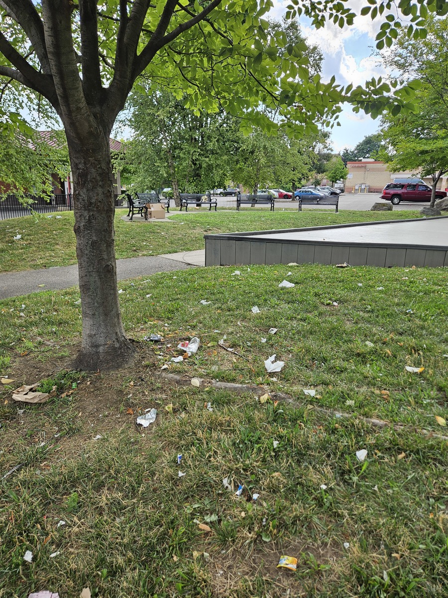 Photographic documentation of the work as submitted to the city's 311 record.