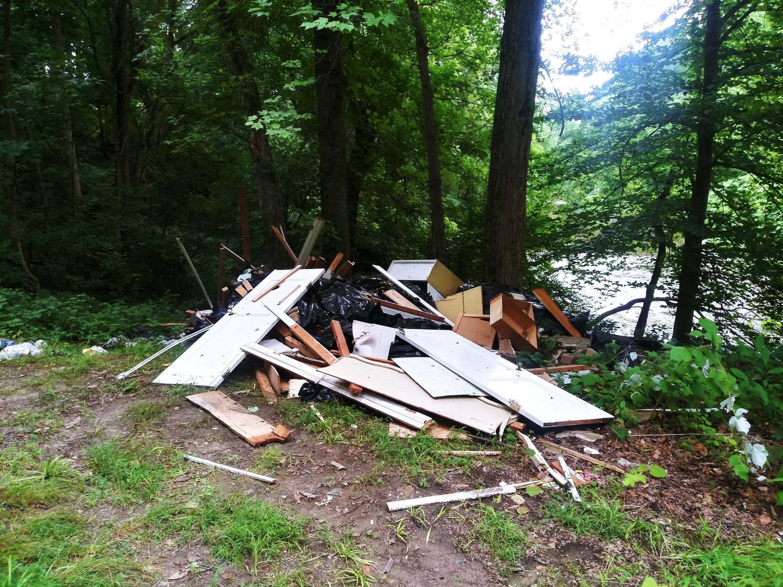Photographic documentation of the work as submitted to the city's 311 record.