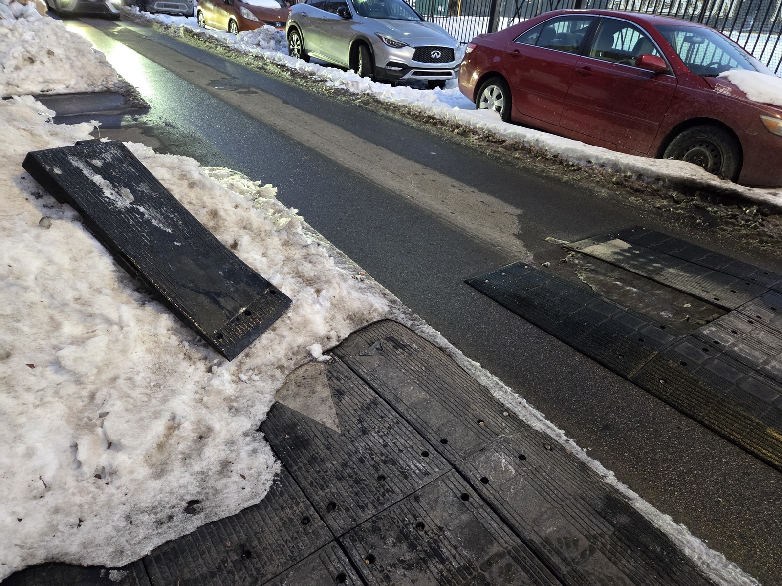 Photographic documentation of the work as submitted to the city's 311 record.