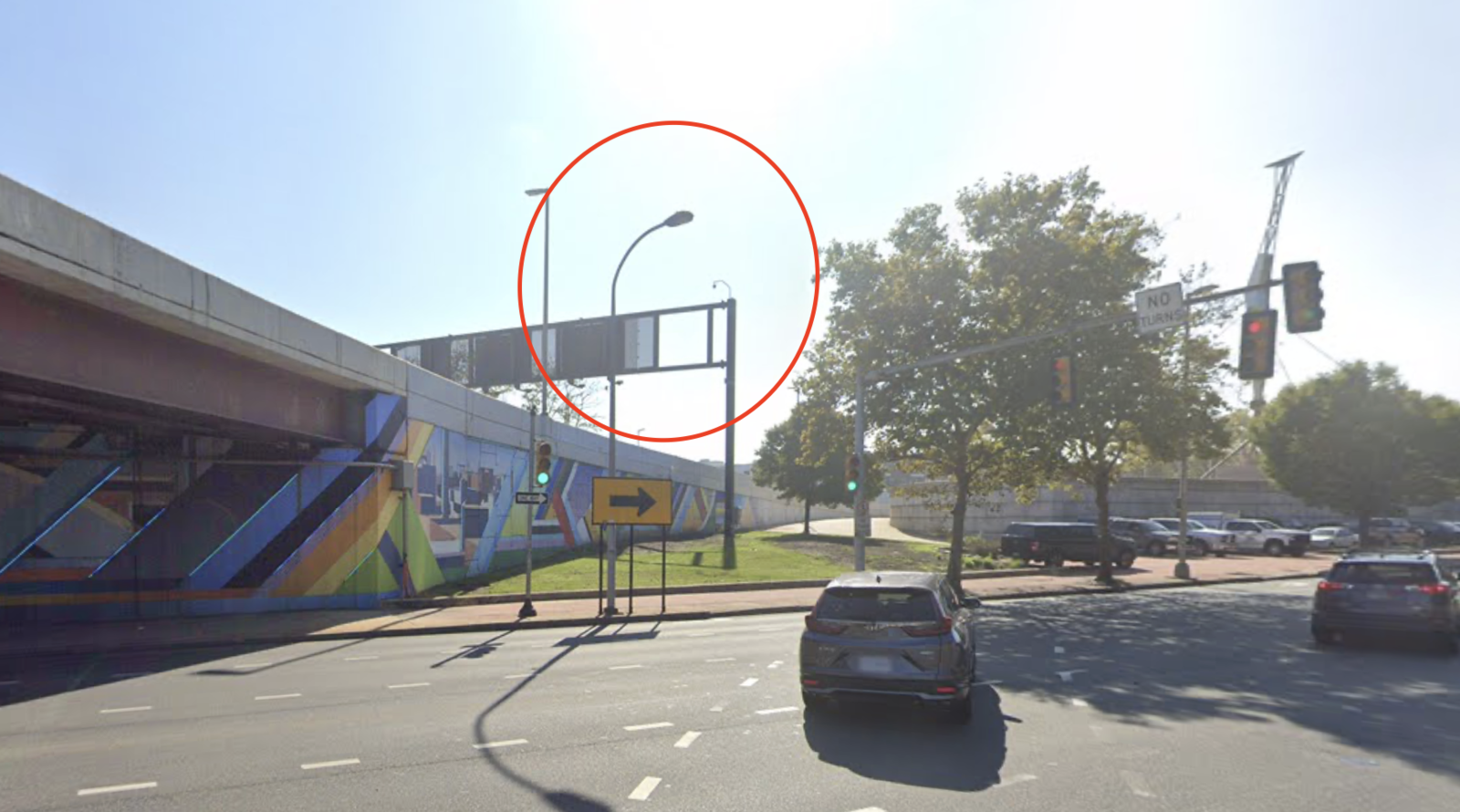 Photographic documentation of the work as submitted to the city's 311 record.