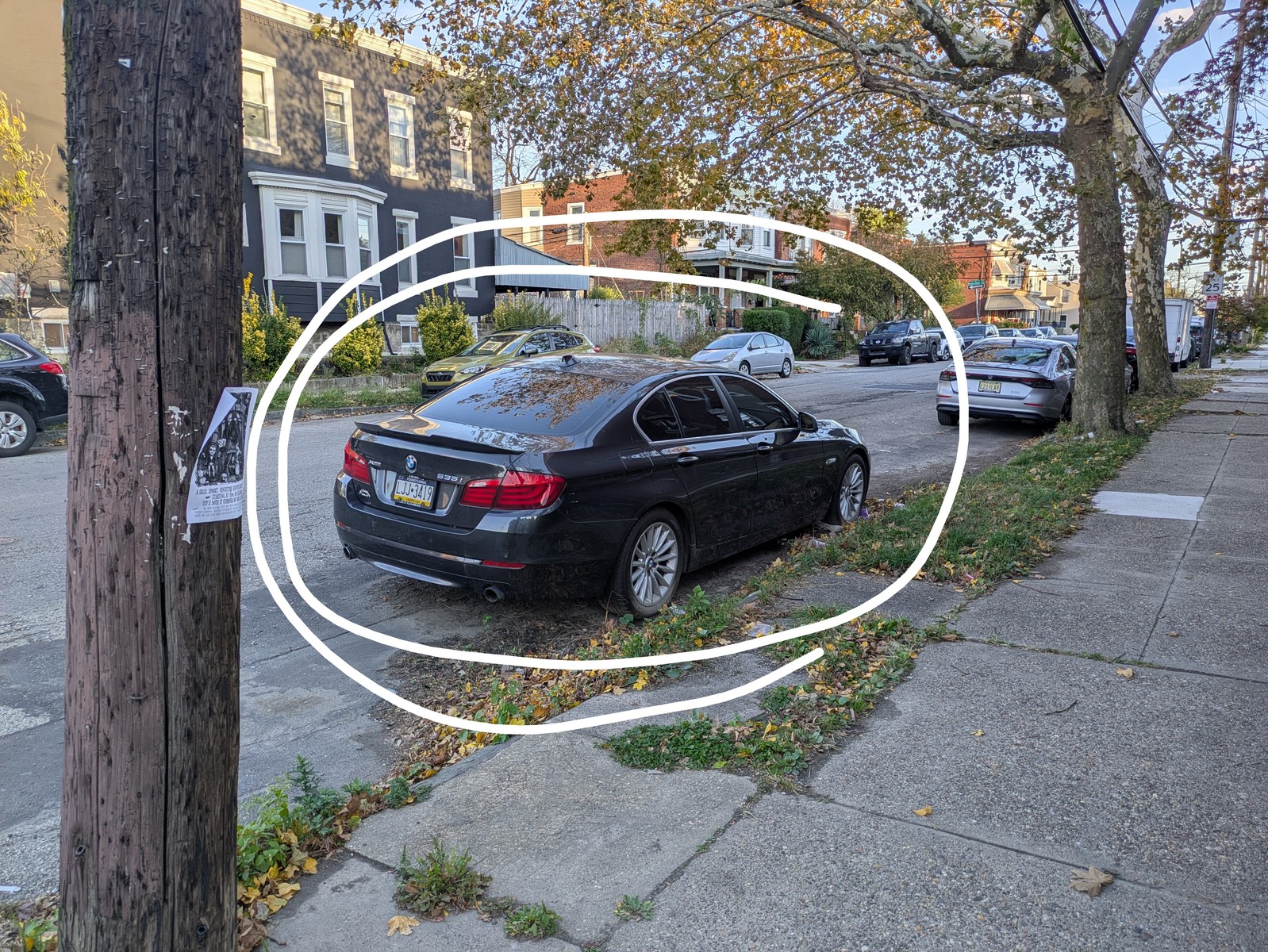 Photographic documentation of the work as submitted to the city's 311 record.