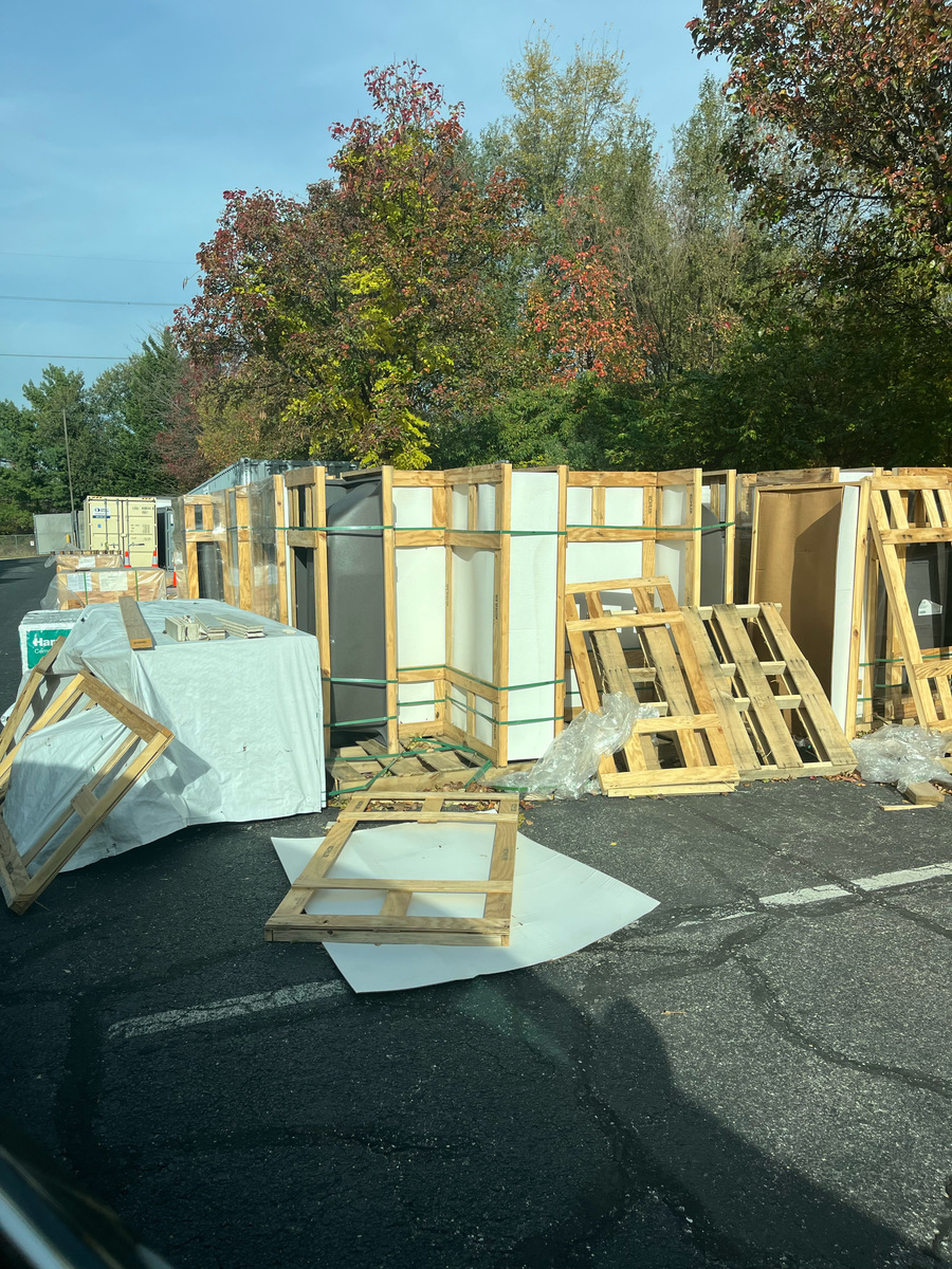 Photographic documentation of the work as submitted to the city's 311 record.
