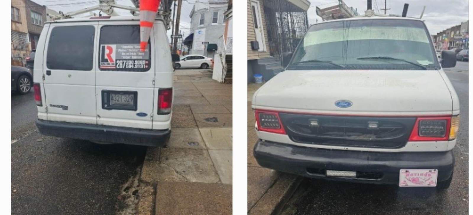 Photographic documentation of the work as submitted to the city's 311 record.