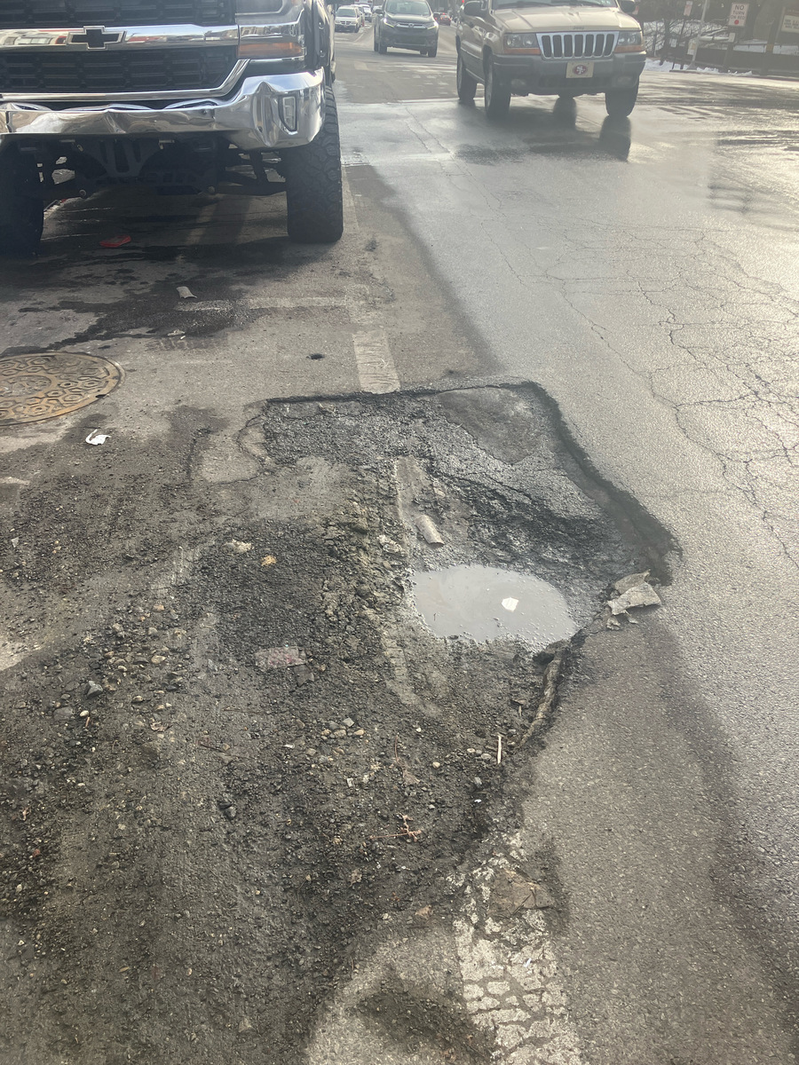 Photographic documentation of the work as submitted to the city's 311 record.