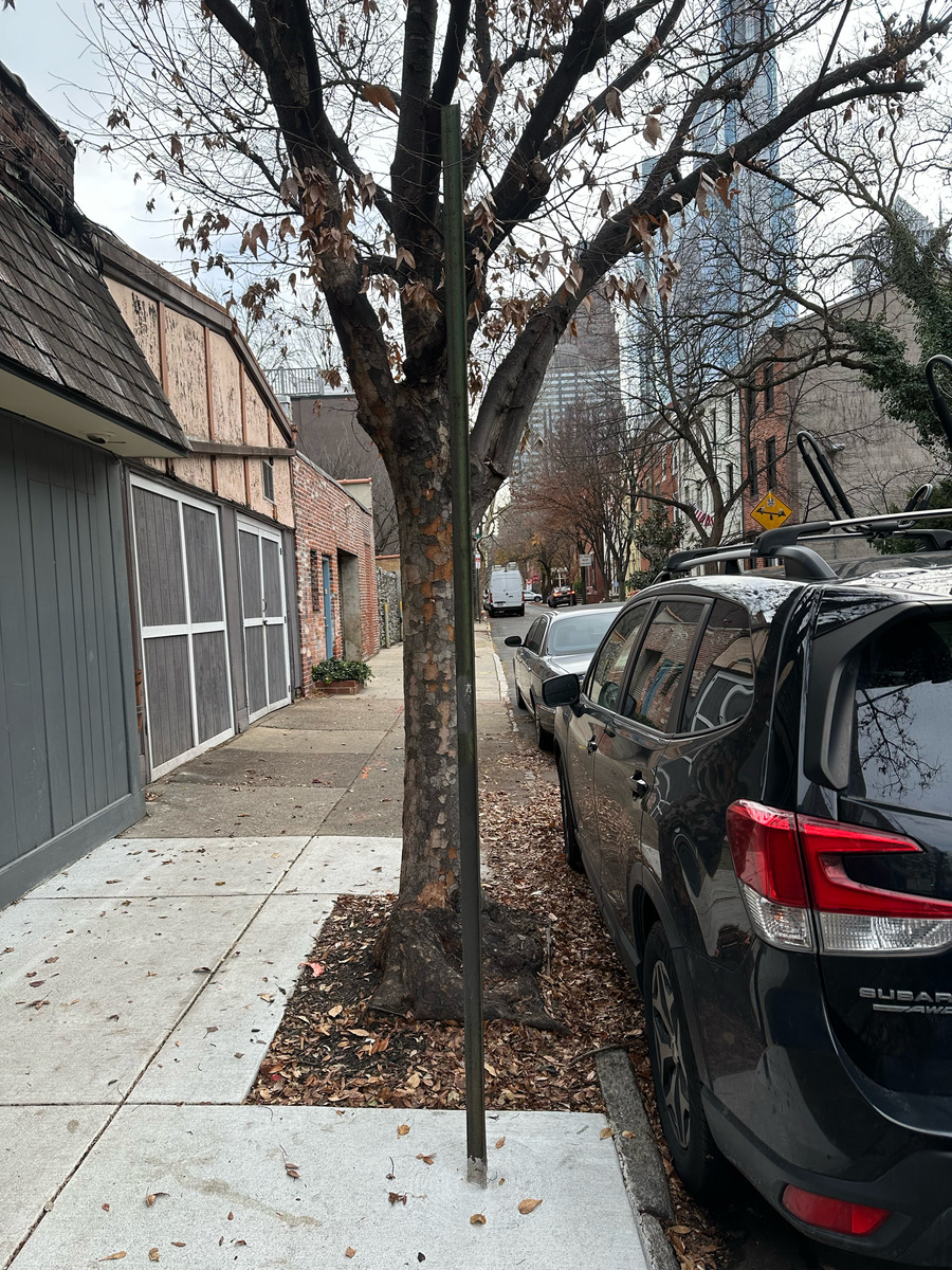 Photographic documentation of the work as submitted to the city's 311 record.