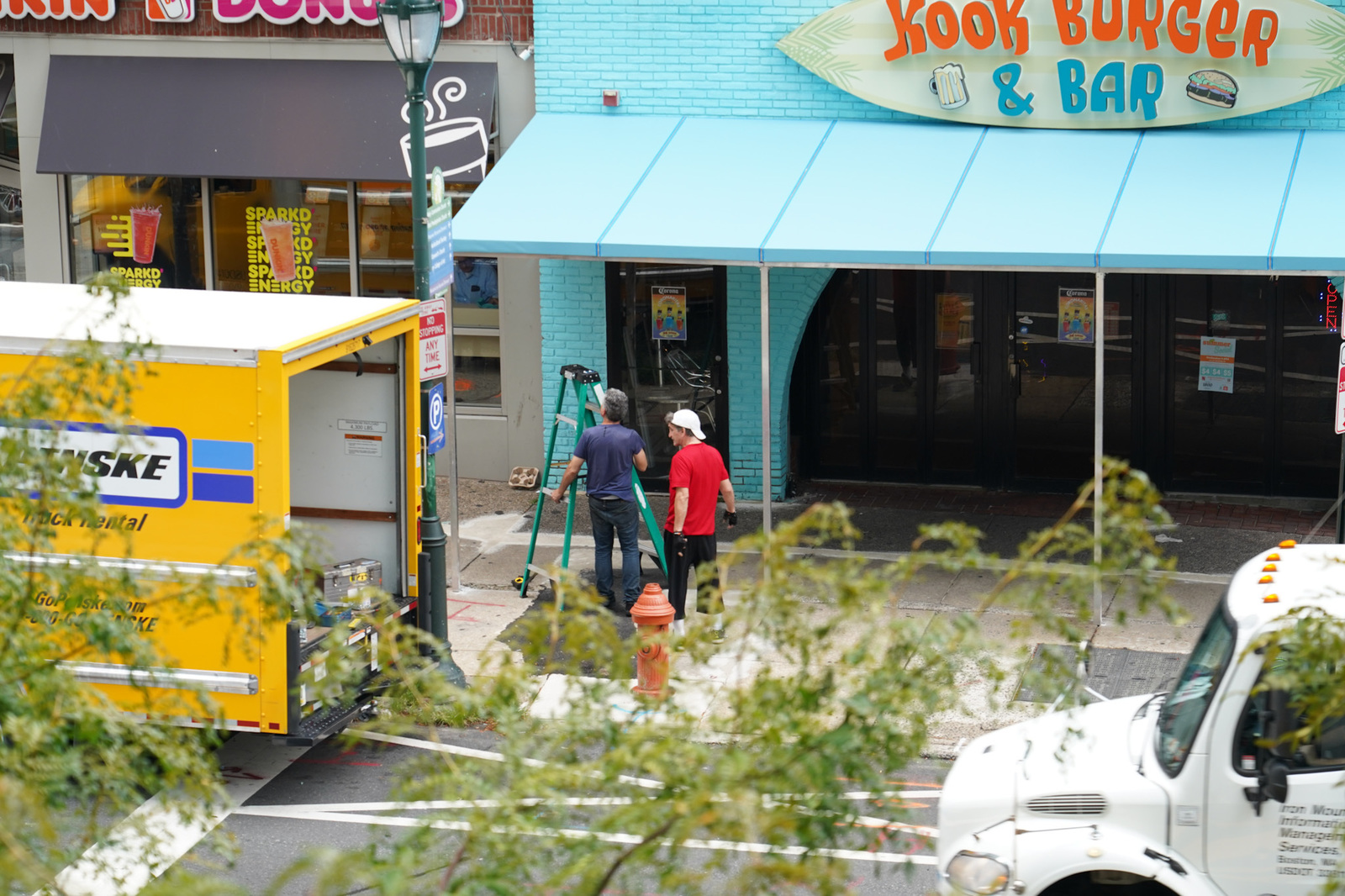 Photographic documentation of the work as submitted to the city's 311 record.