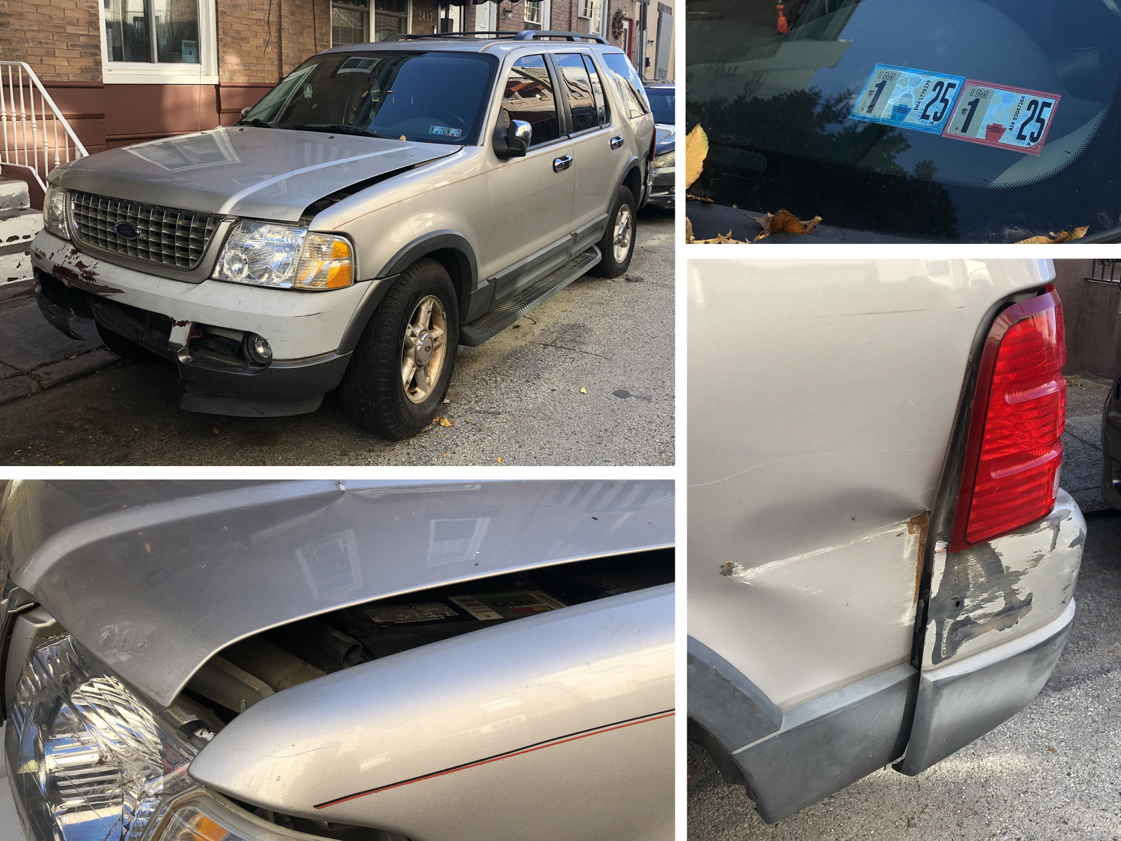 Photographic documentation of the work as submitted to the city's 311 record.