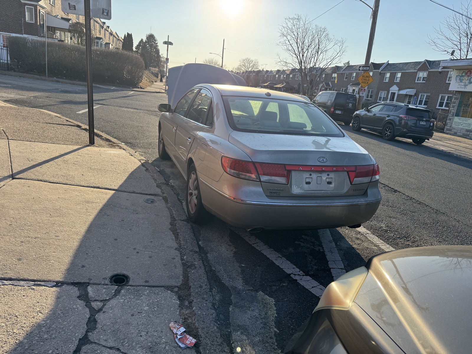 Photographic documentation of the work as submitted to the city's 311 record.