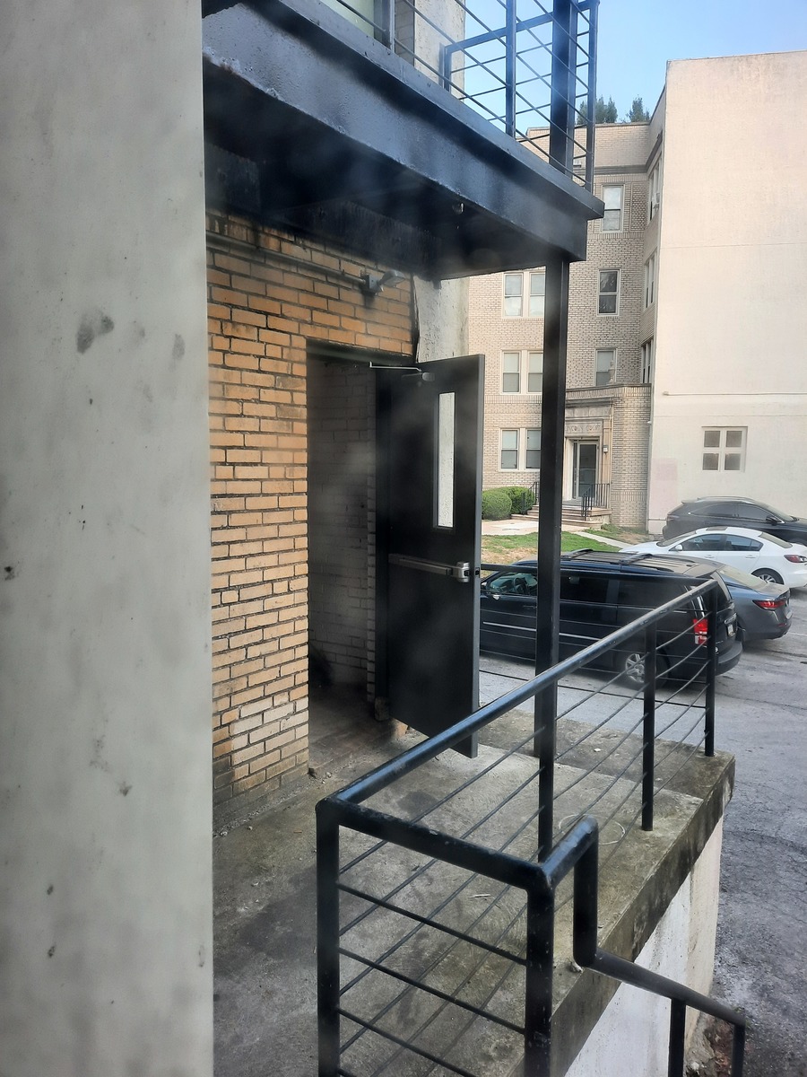 Photographic documentation of the work as submitted to the city's 311 record.