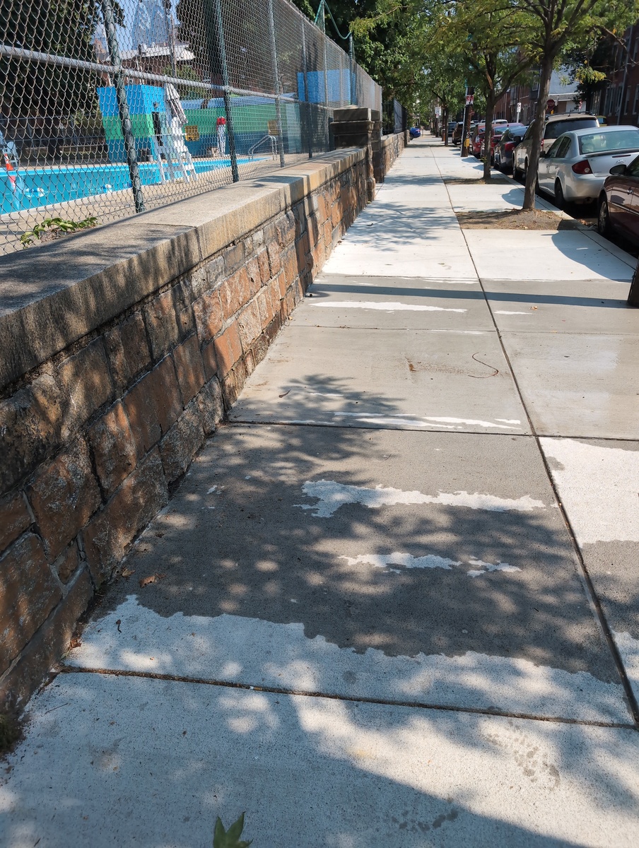 Photographic documentation of the work as submitted to the city's 311 record.
