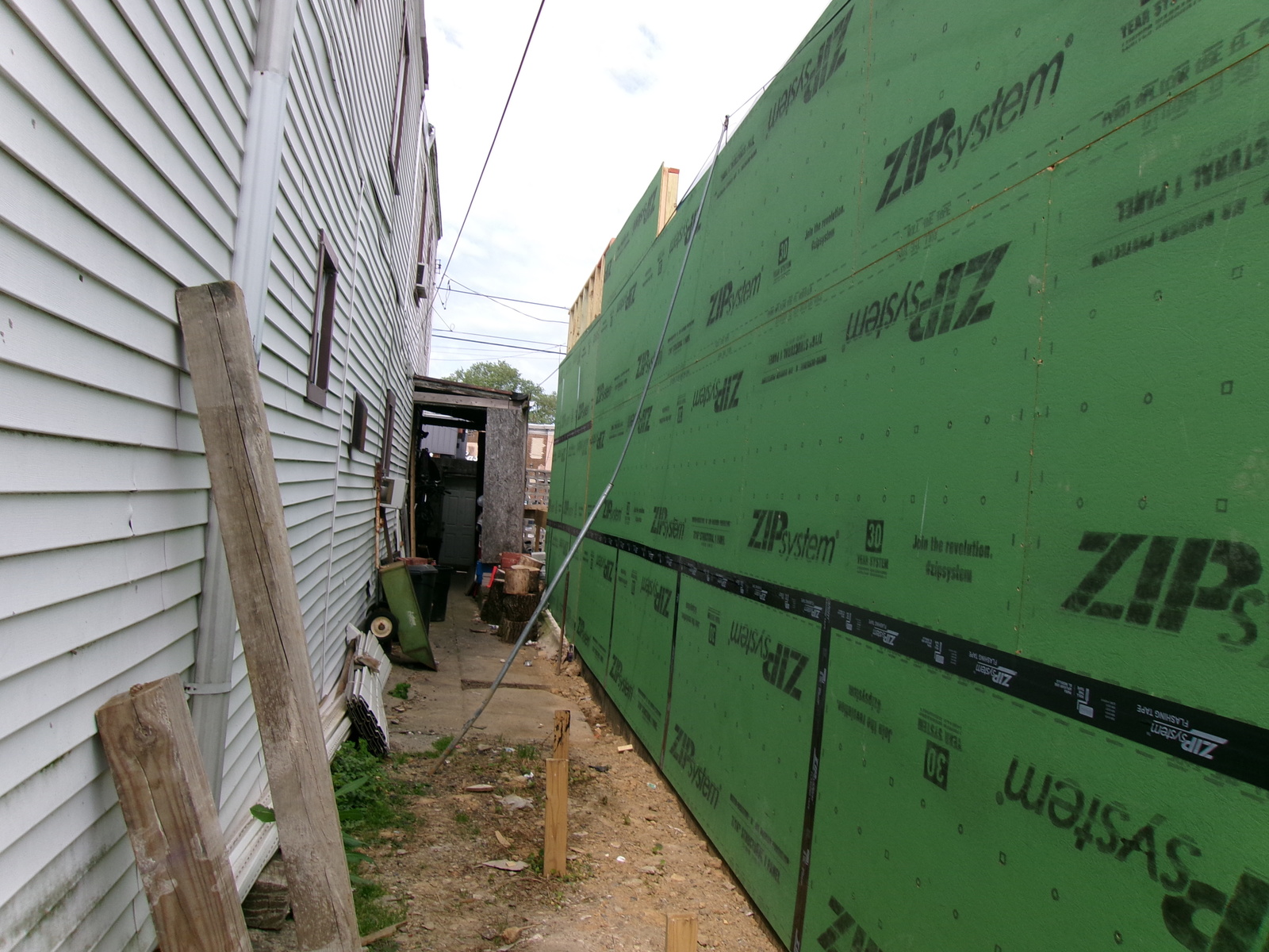Photographic documentation of the work as submitted to the city's 311 record.
