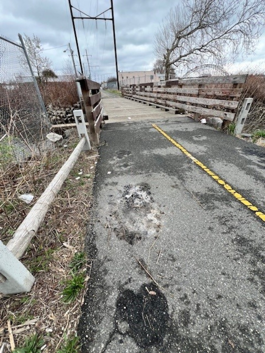 Photographic documentation of the work as submitted to the city's 311 record.