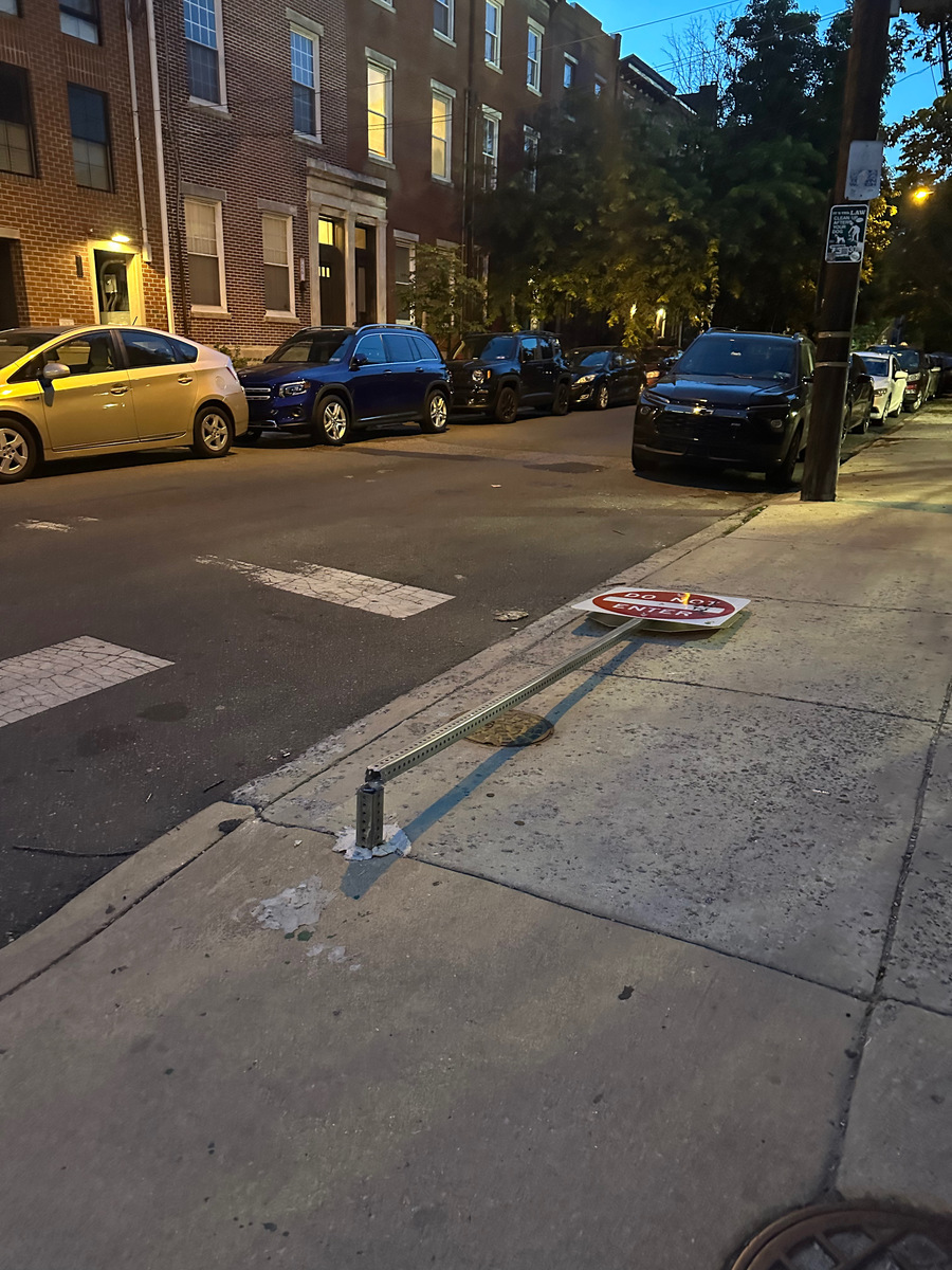 Photographic documentation of the work as submitted to the city's 311 record.