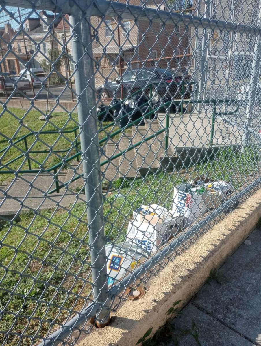 Photographic documentation of the work as submitted to the city's 311 record.