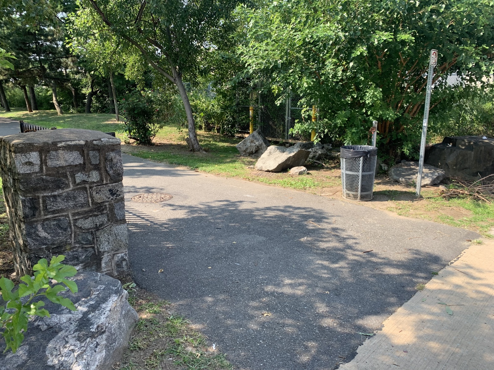 Photographic documentation of the work as submitted to the city's 311 record.
