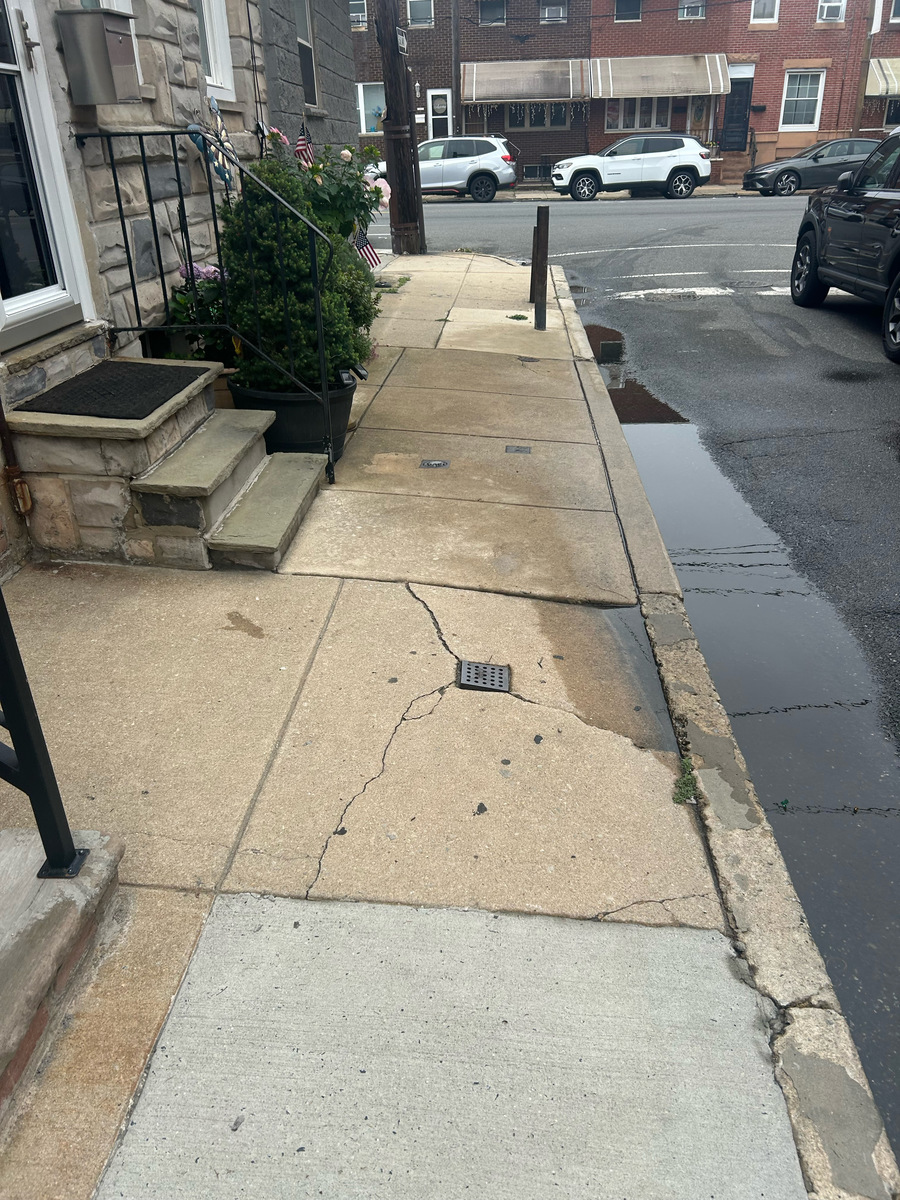 Photographic documentation of the work as submitted to the city's 311 record.