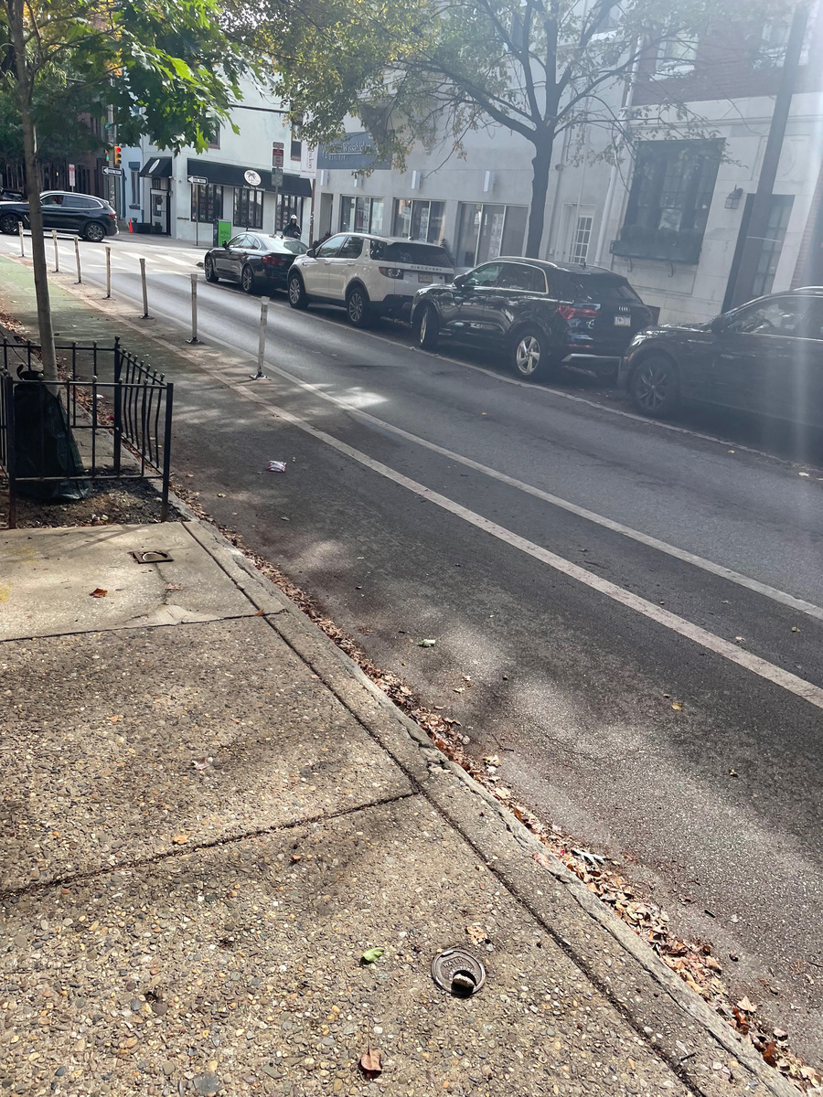 Photographic documentation of the work as submitted to the city's 311 record.