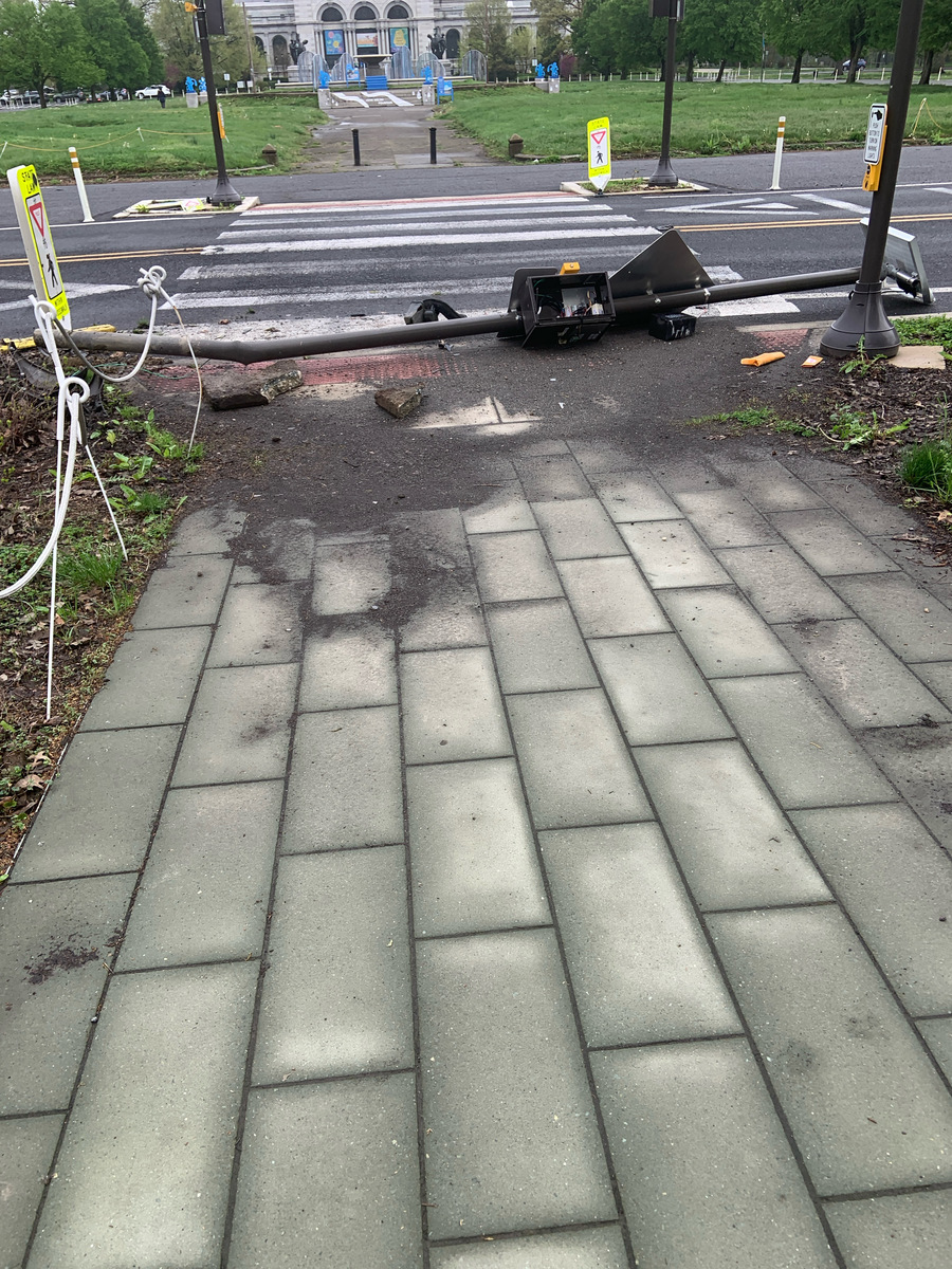 Photographic documentation of the work as submitted to the city's 311 record.