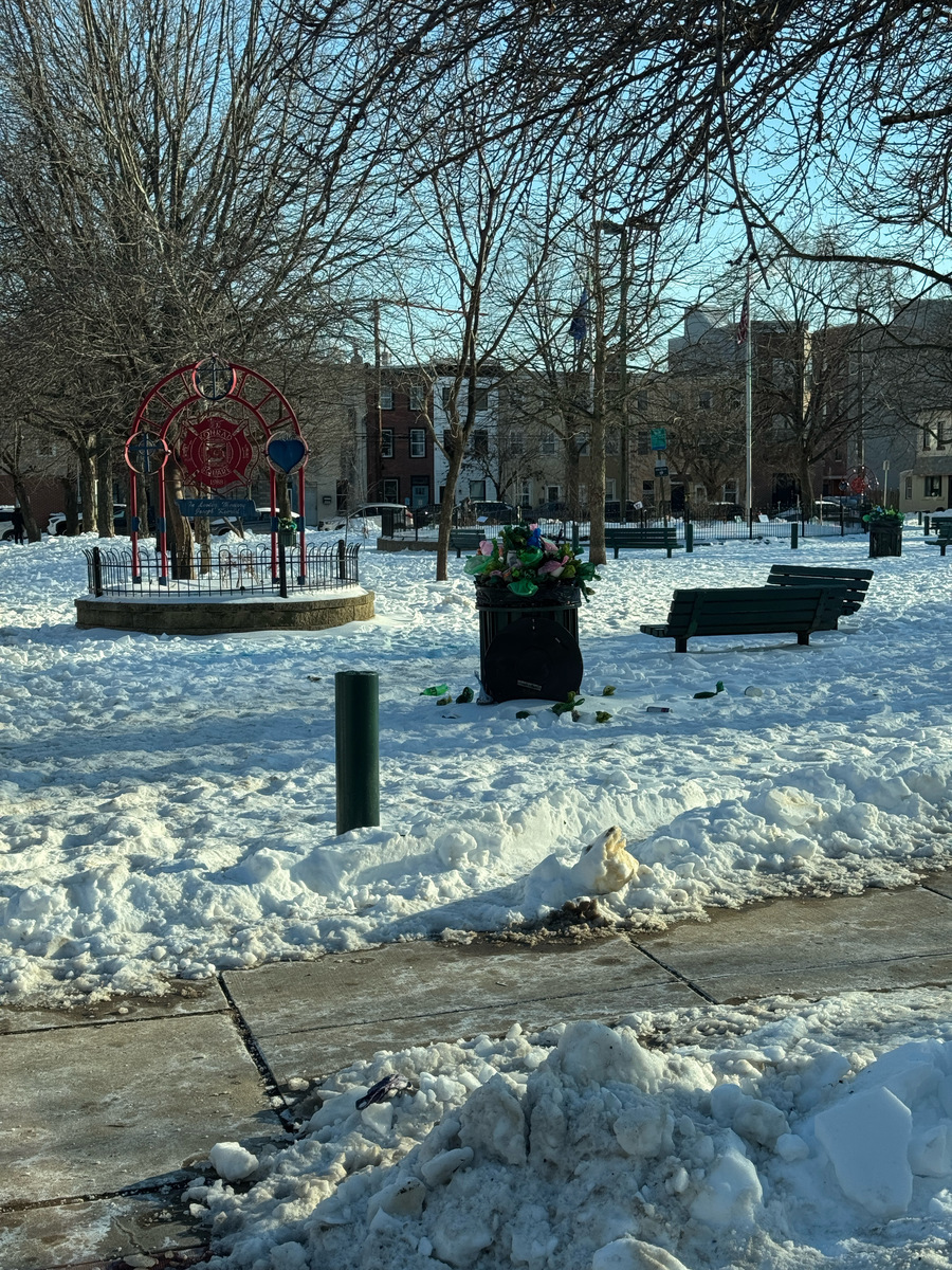 Photographic documentation of the work as submitted to the city's 311 record.