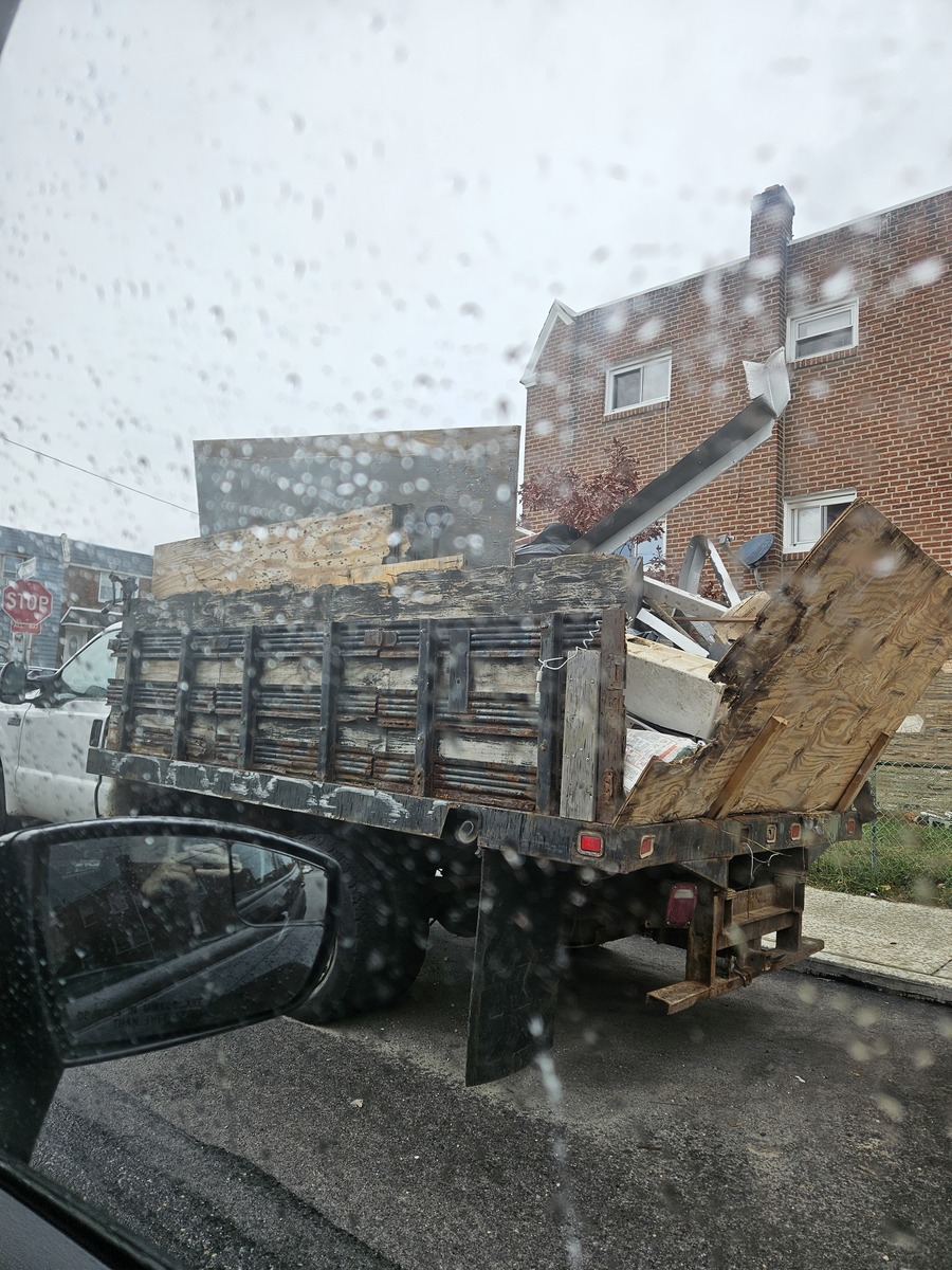 Photographic documentation of the work as submitted to the city's 311 record.