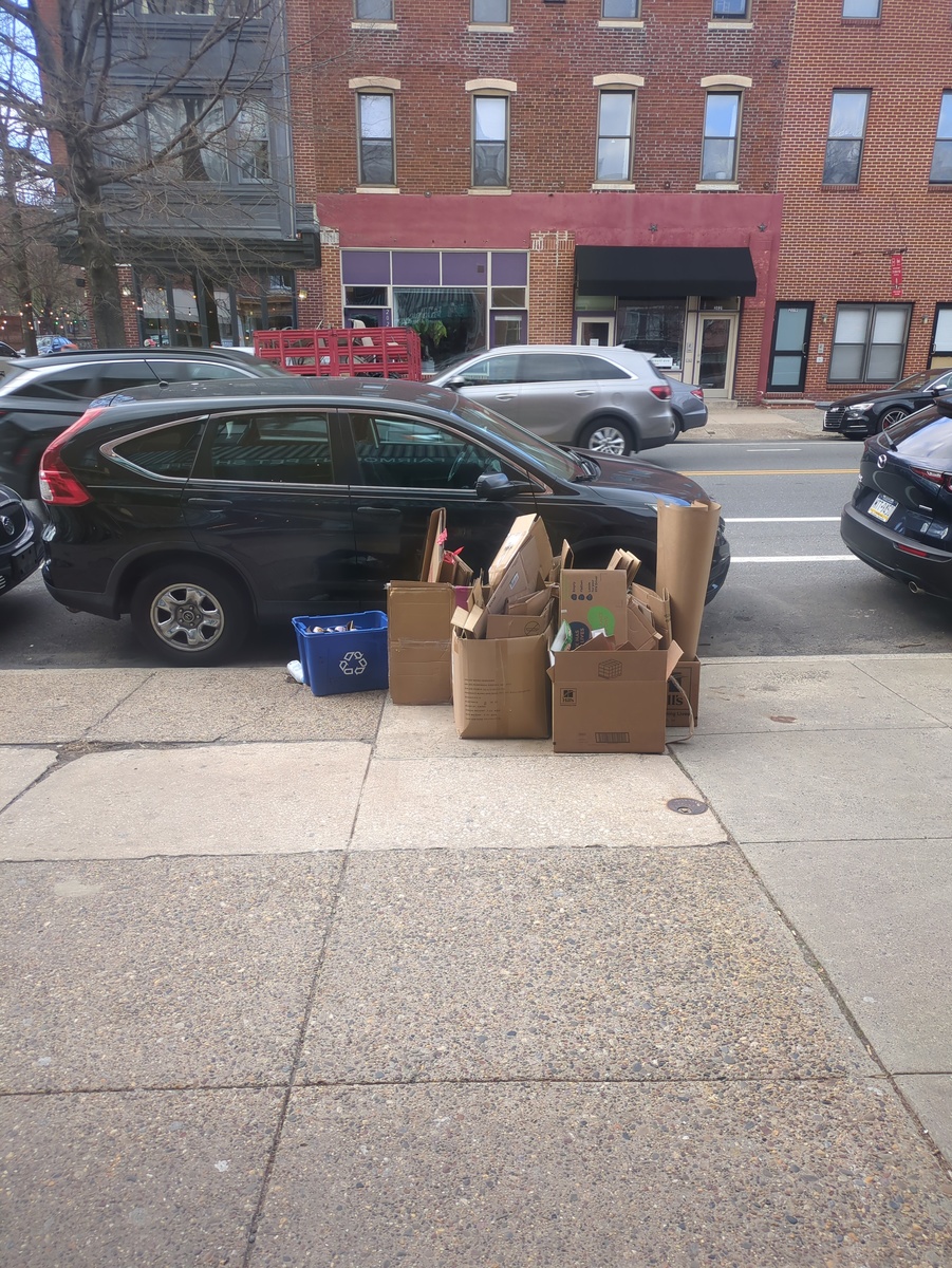 Photographic documentation of the work as submitted to the city's 311 record.