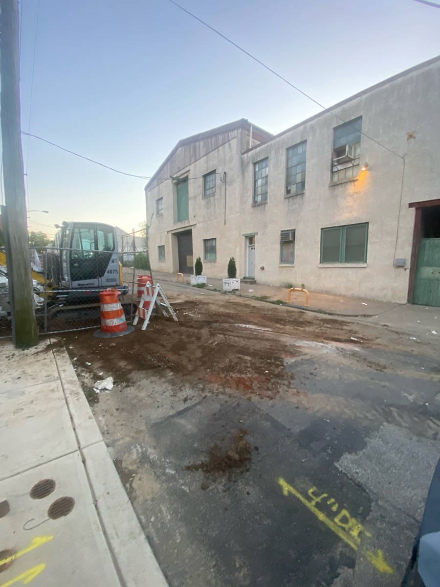 Photographic documentation of the work as submitted to the city's 311 record.