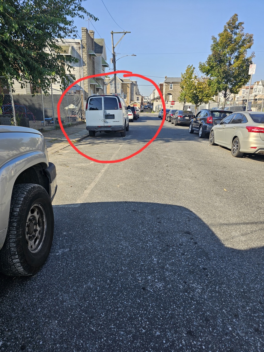 Photographic documentation of the work as submitted to the city's 311 record.