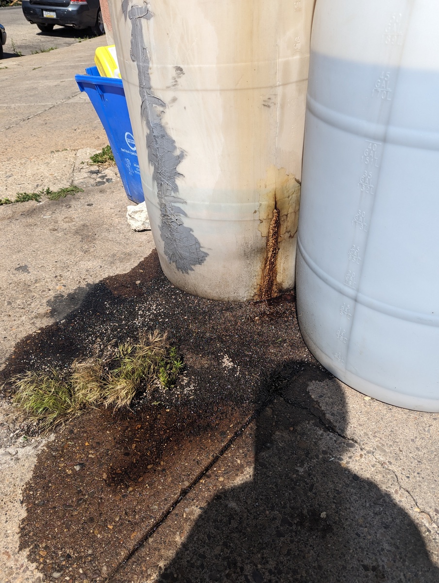 Photographic documentation of the work as submitted to the city's 311 record.