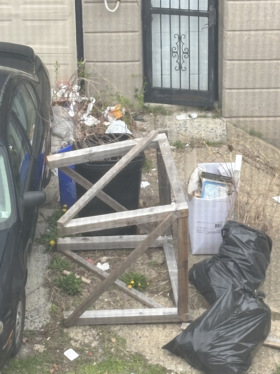 Photographic documentation of the work as submitted to the city's 311 record.