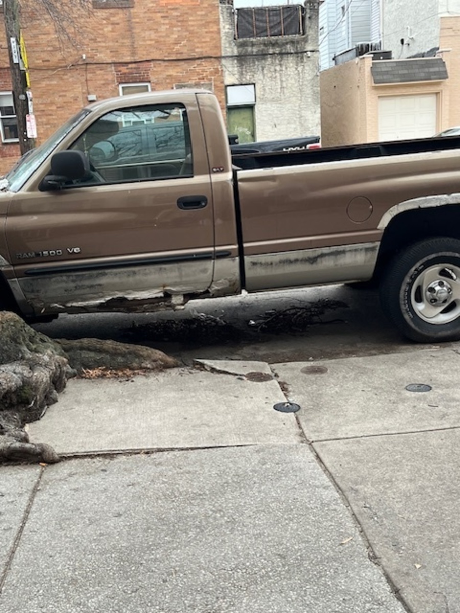Photographic documentation of the work as submitted to the city's 311 record.