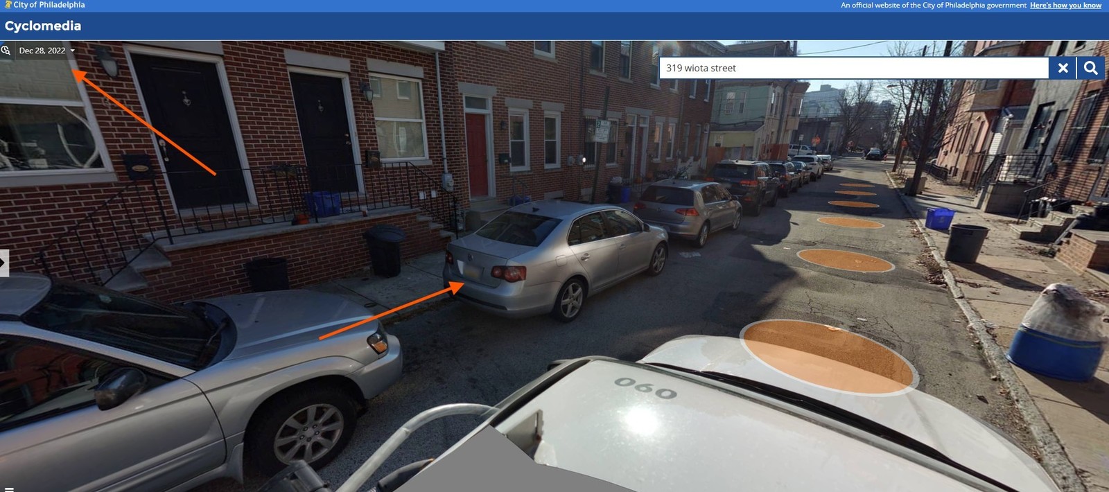 Photographic documentation of the work as submitted to the city's 311 record.