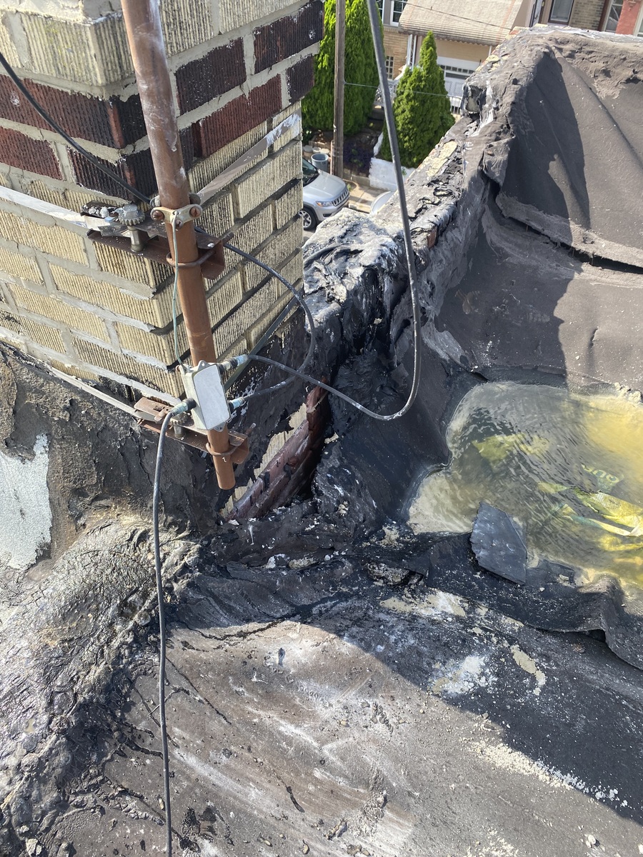 Photographic documentation of the work as submitted to the city's 311 record.