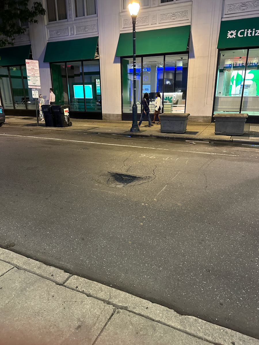 Photographic documentation of the work as submitted to the city's 311 record.