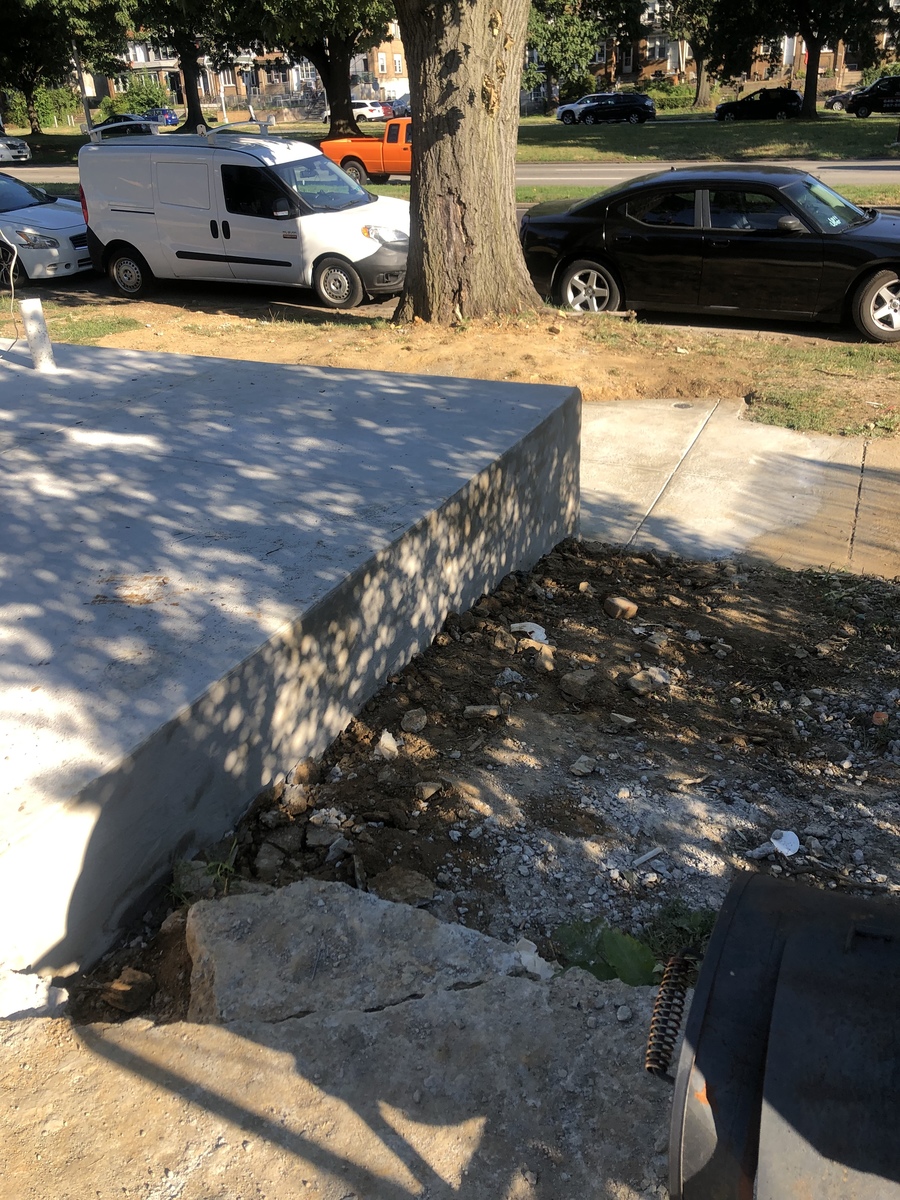 Photographic documentation of the work as submitted to the city's 311 record.