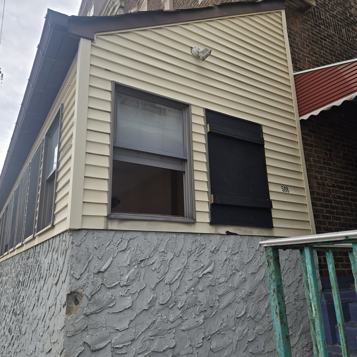 Photographic documentation of the work as submitted to the city's 311 record.