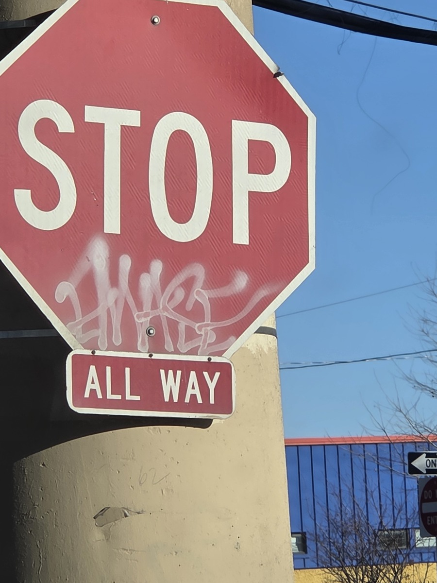 Photographic documentation of the work as submitted to the city's 311 record.