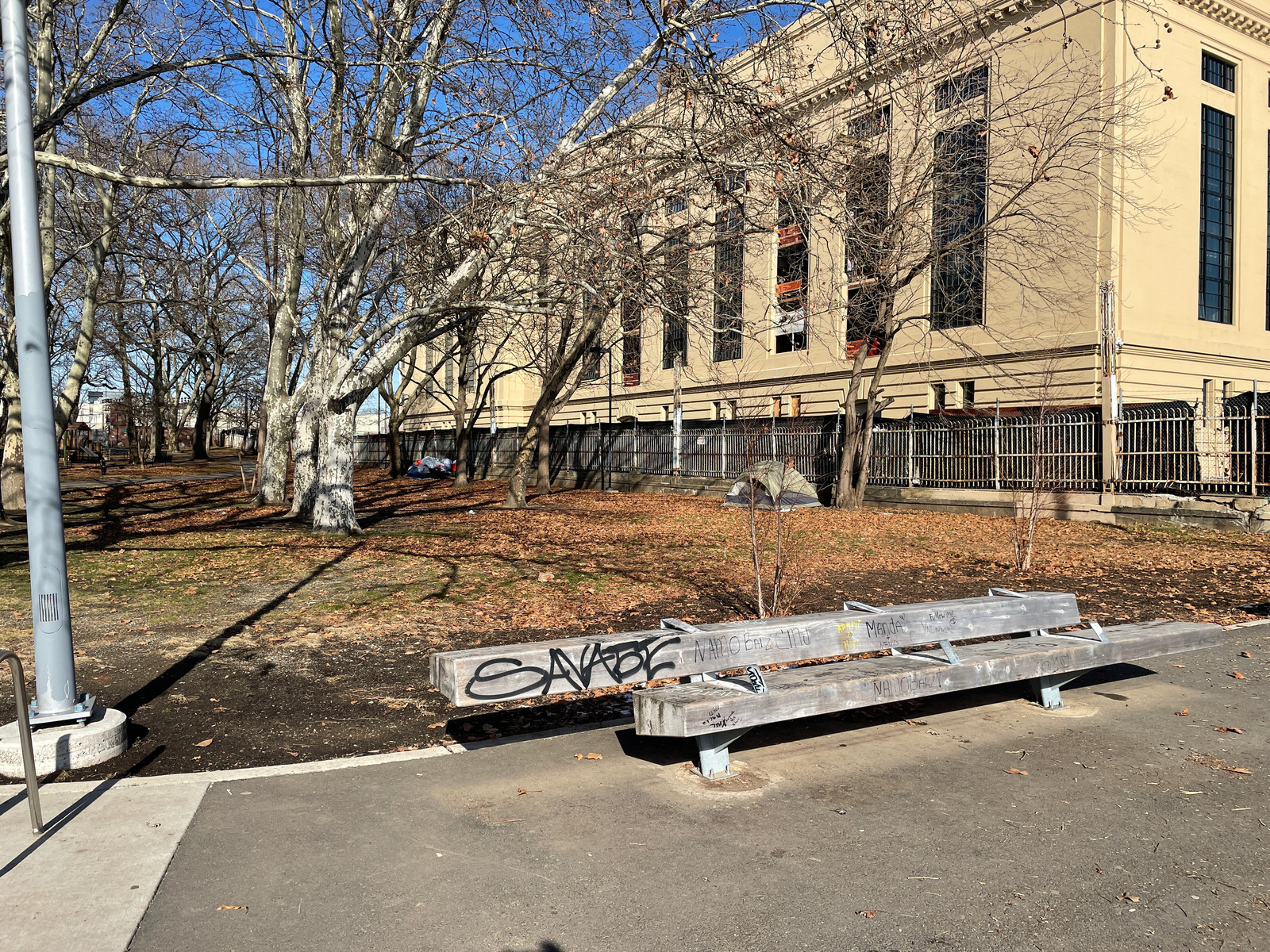 Photographic documentation of the work as submitted to the city's 311 record.