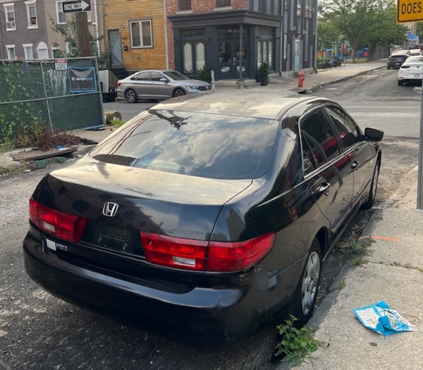 Photographic documentation of the work as submitted to the city's 311 record.