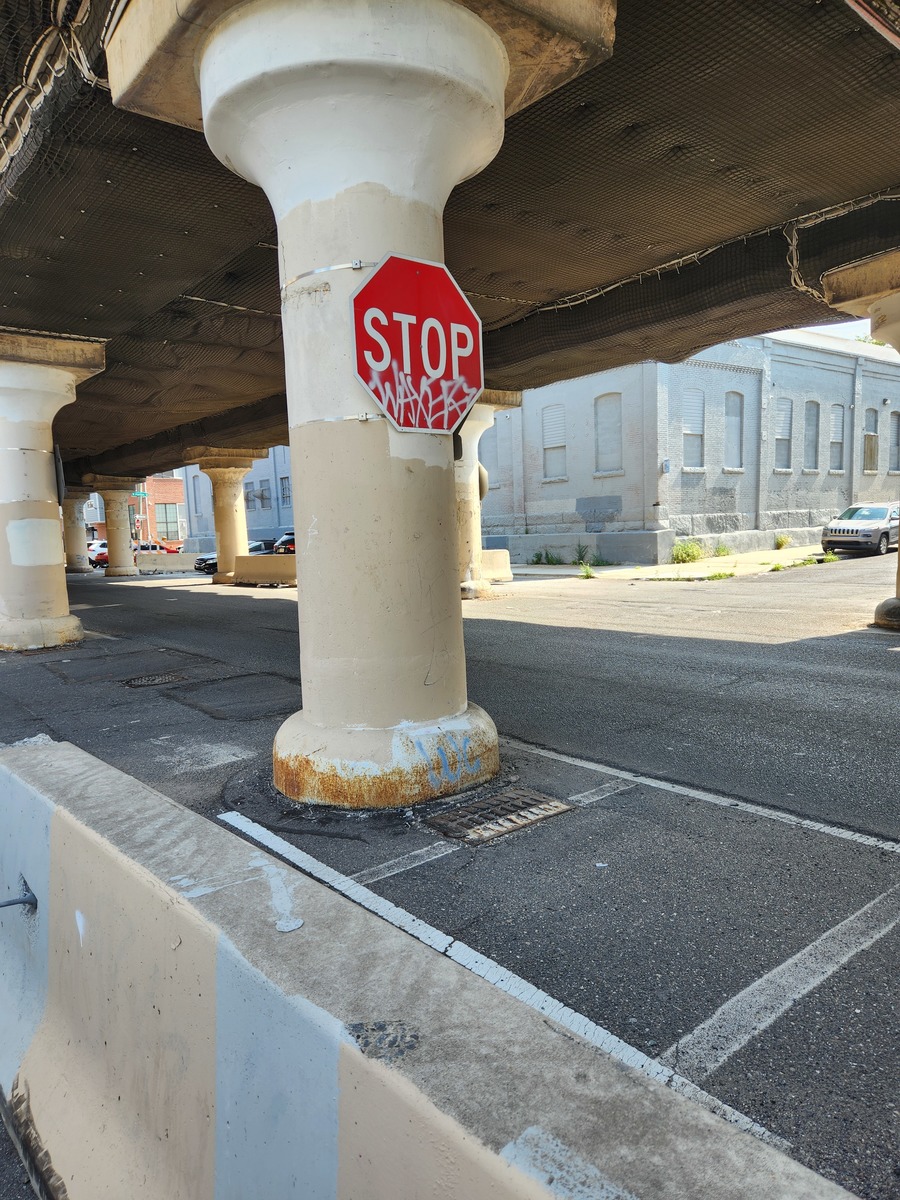 Photographic documentation of the work as submitted to the city's 311 record.