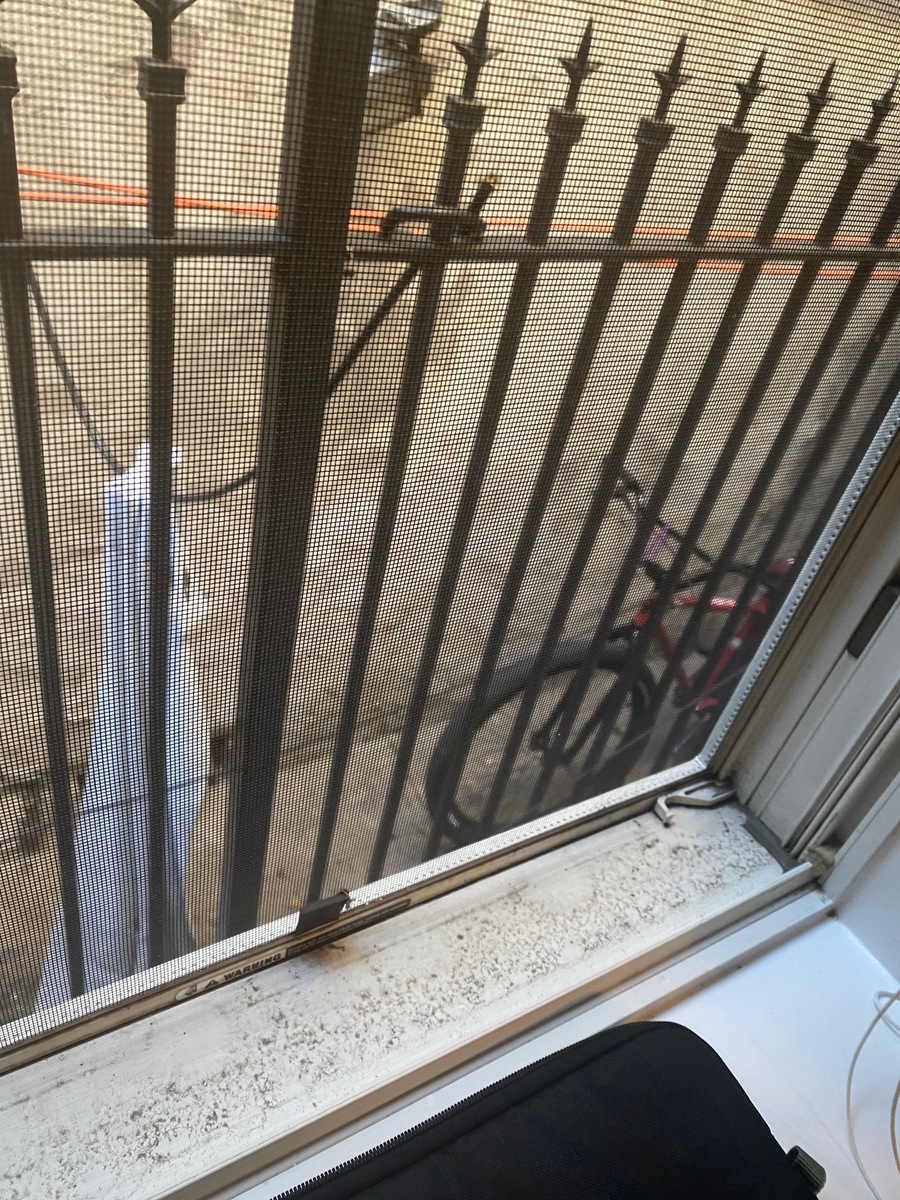 Photographic documentation of the work as submitted to the city's 311 record.