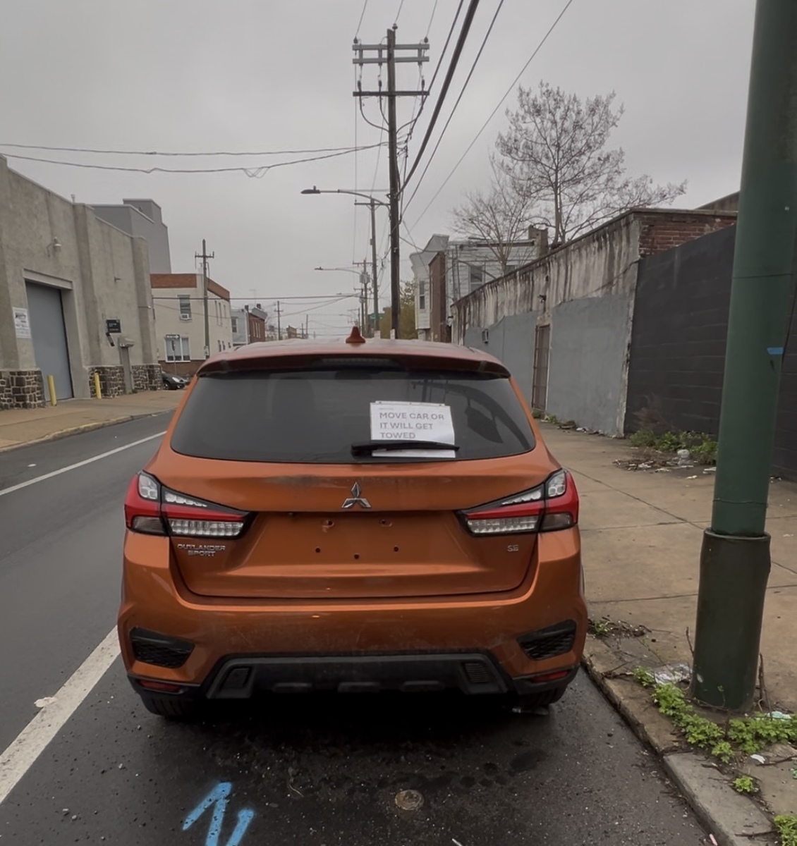 Photographic documentation of the work as submitted to the city's 311 record.