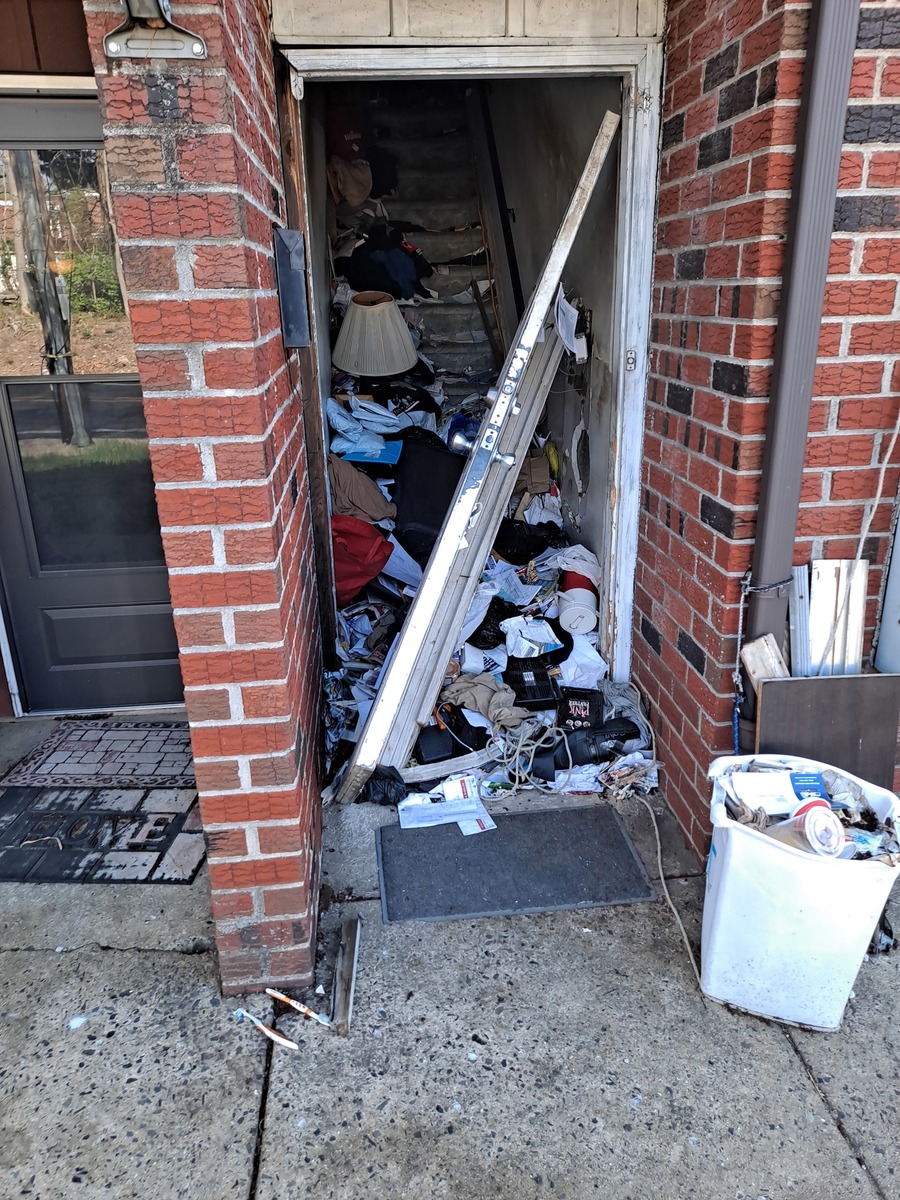 Photographic documentation of the work as submitted to the city's 311 record.