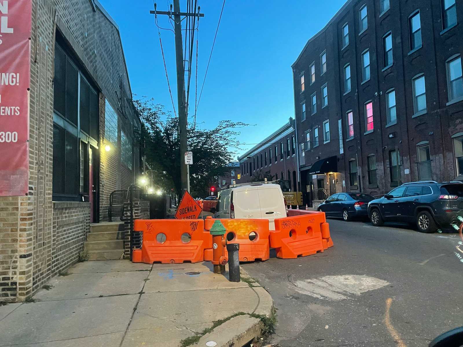 Photographic documentation of the work as submitted to the city's 311 record.