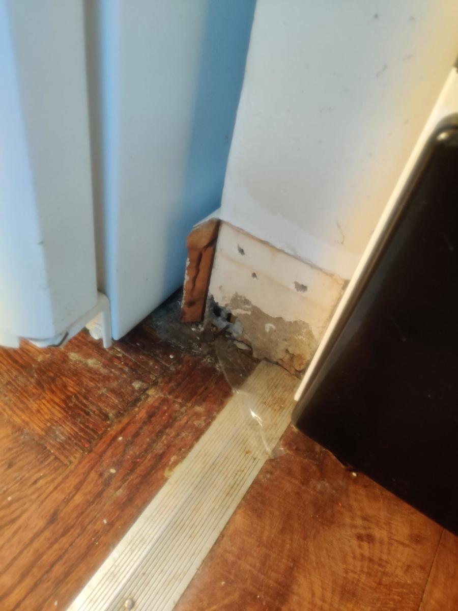 Photographic documentation of the work as submitted to the city's 311 record.