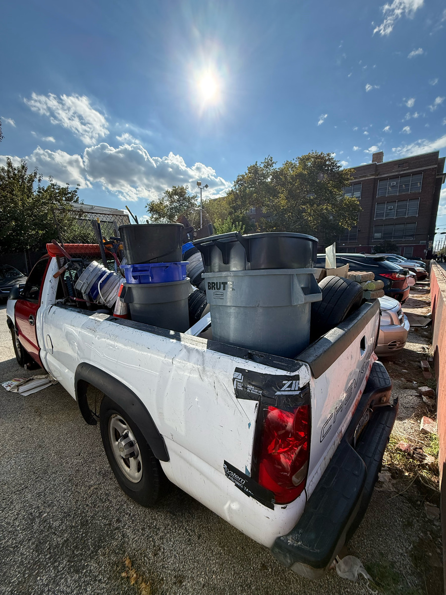 Photographic documentation of the work as submitted to the city's 311 record.