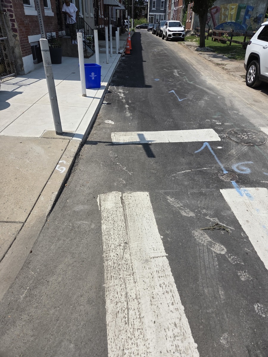 Photographic documentation of the work as submitted to the city's 311 record.