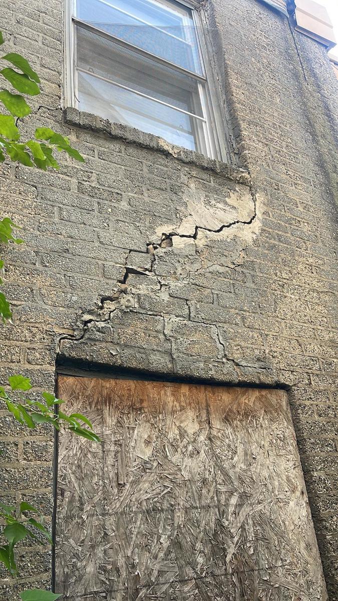 Photographic documentation of the work as submitted to the city's 311 record.